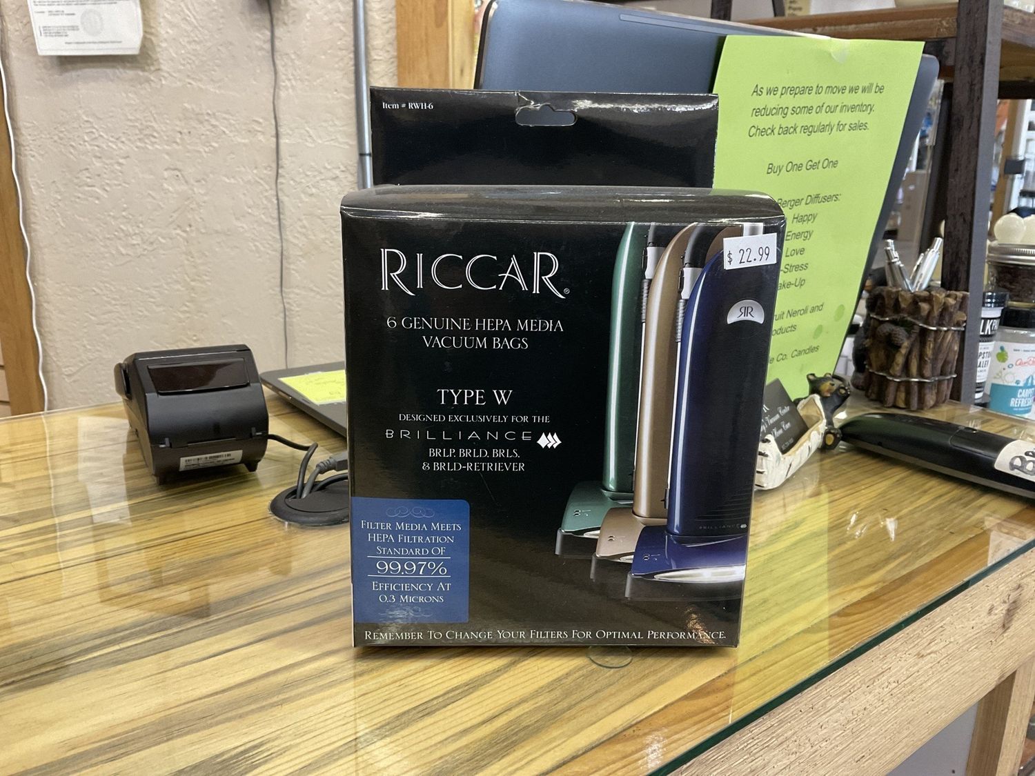 Riccar Hepa Type W Vacuum Bags