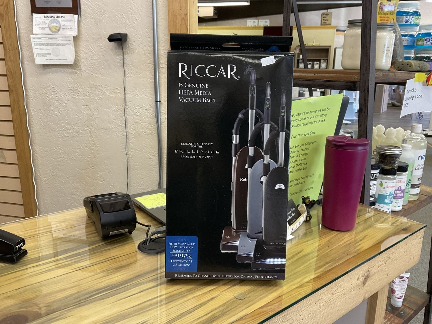 Riccar Brilliance R30D, R30P,  R30PET Hepa Vacuum Bags