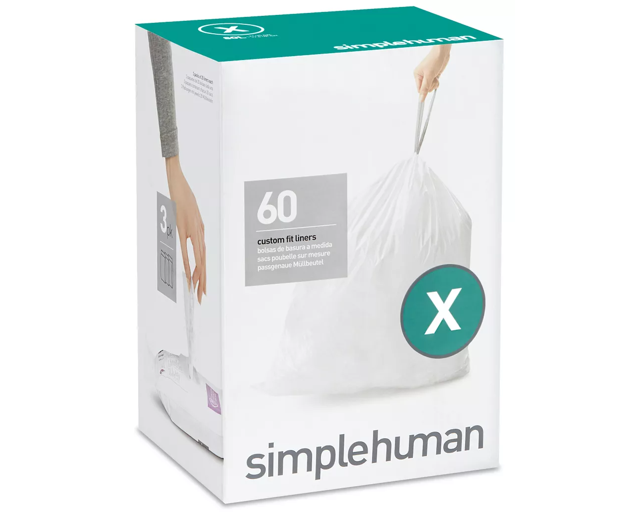 Simplehuman 60 Custom Liners X 80L
