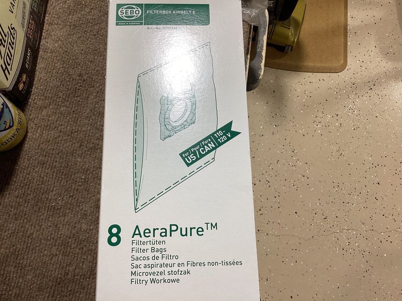 SEBO Airbelt E Bags
