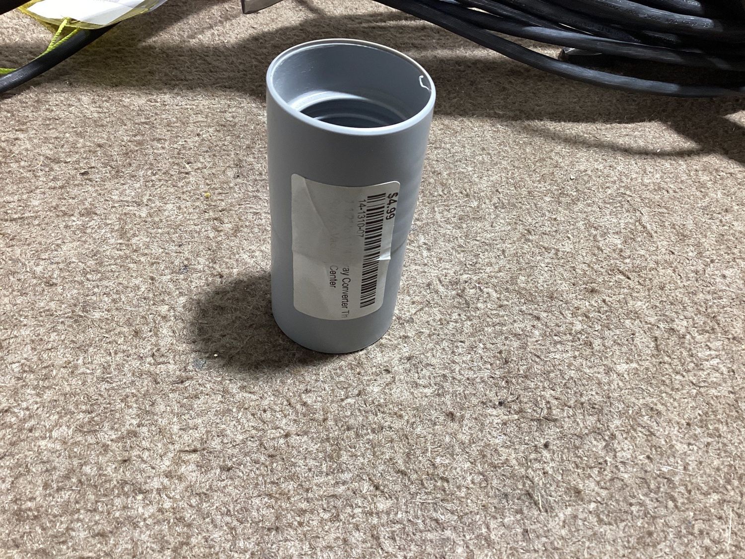 1 1/2” to 1 1/4” Gray Converter