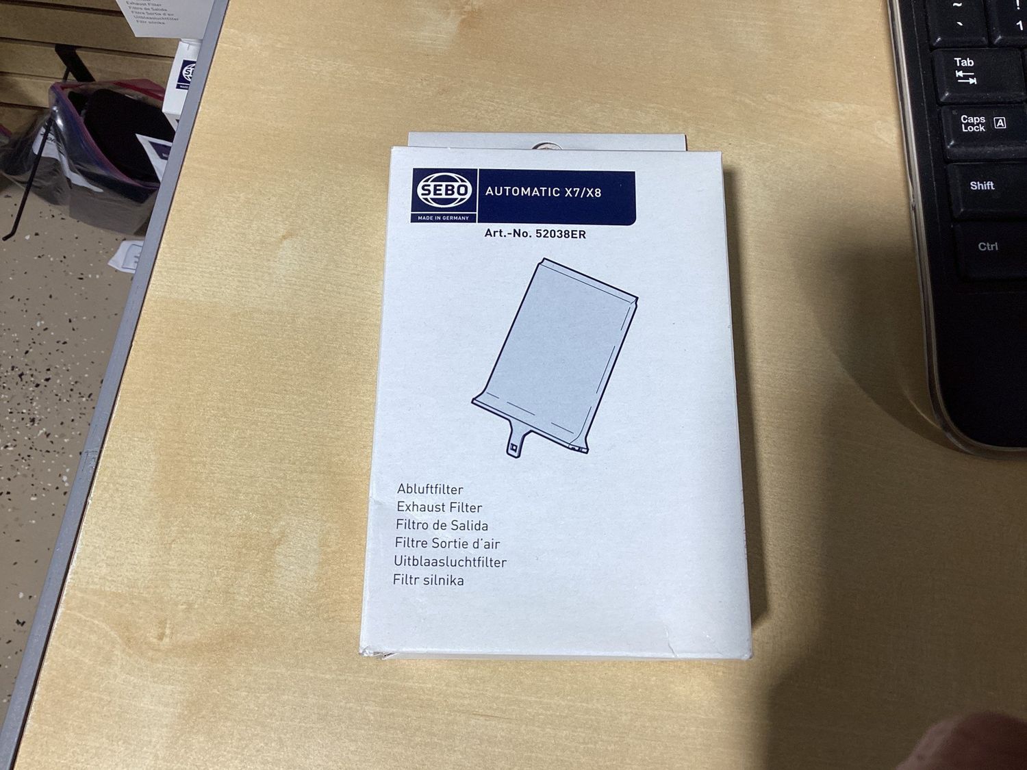 Sebo Exhaust filter for X7 &amp; X8