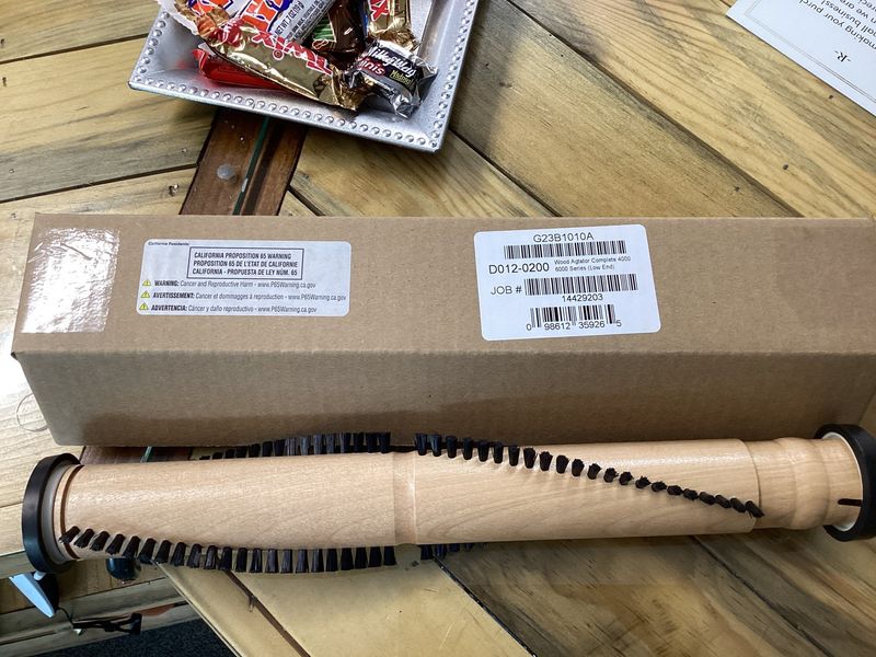 Riccar Wood Brush Roll Vibrance, Wood Agitator Complete