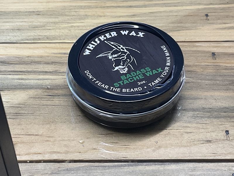 Badass stache wax