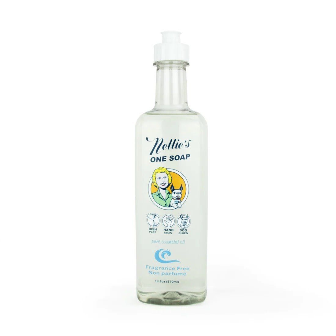 Nellie’s All Natural One Soap - Fragrance Free, Melon, Water Lily