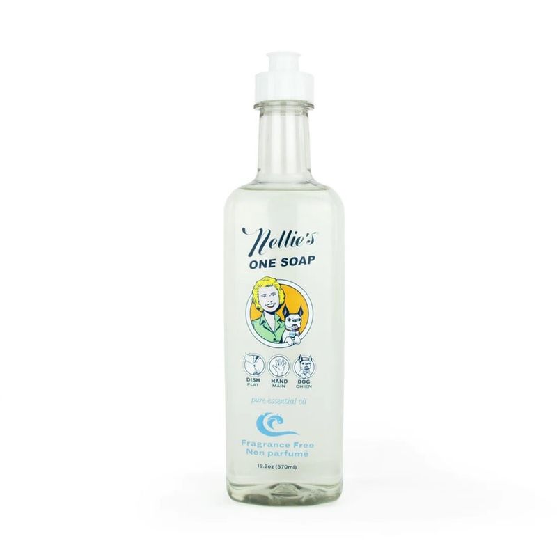 Nellie’s All Natural One Soap - Fragrance Free, Melon, Water Lily