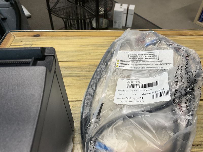Wire harness r25d /r25p Riccar