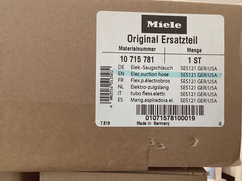 Miele SES 121 Elec Suction Hose