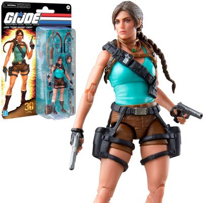 G.I. Joe Classified Series Retro Cardback Lara Croft Tomb Raider