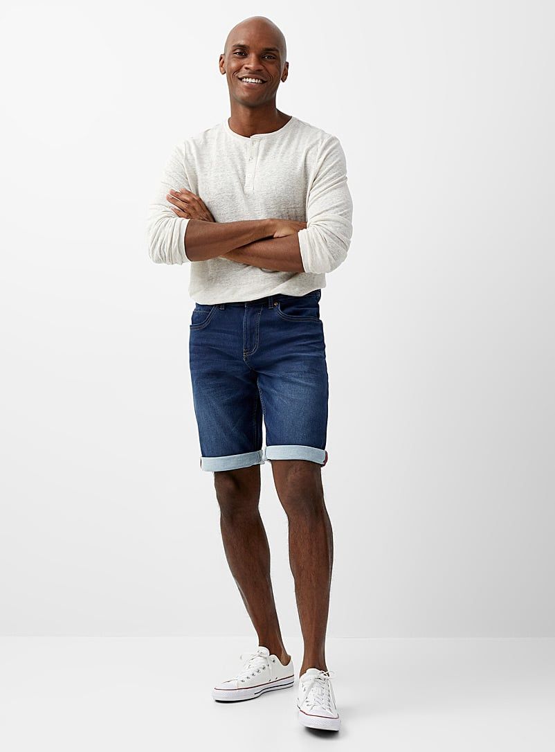 Pz mens denim shorts