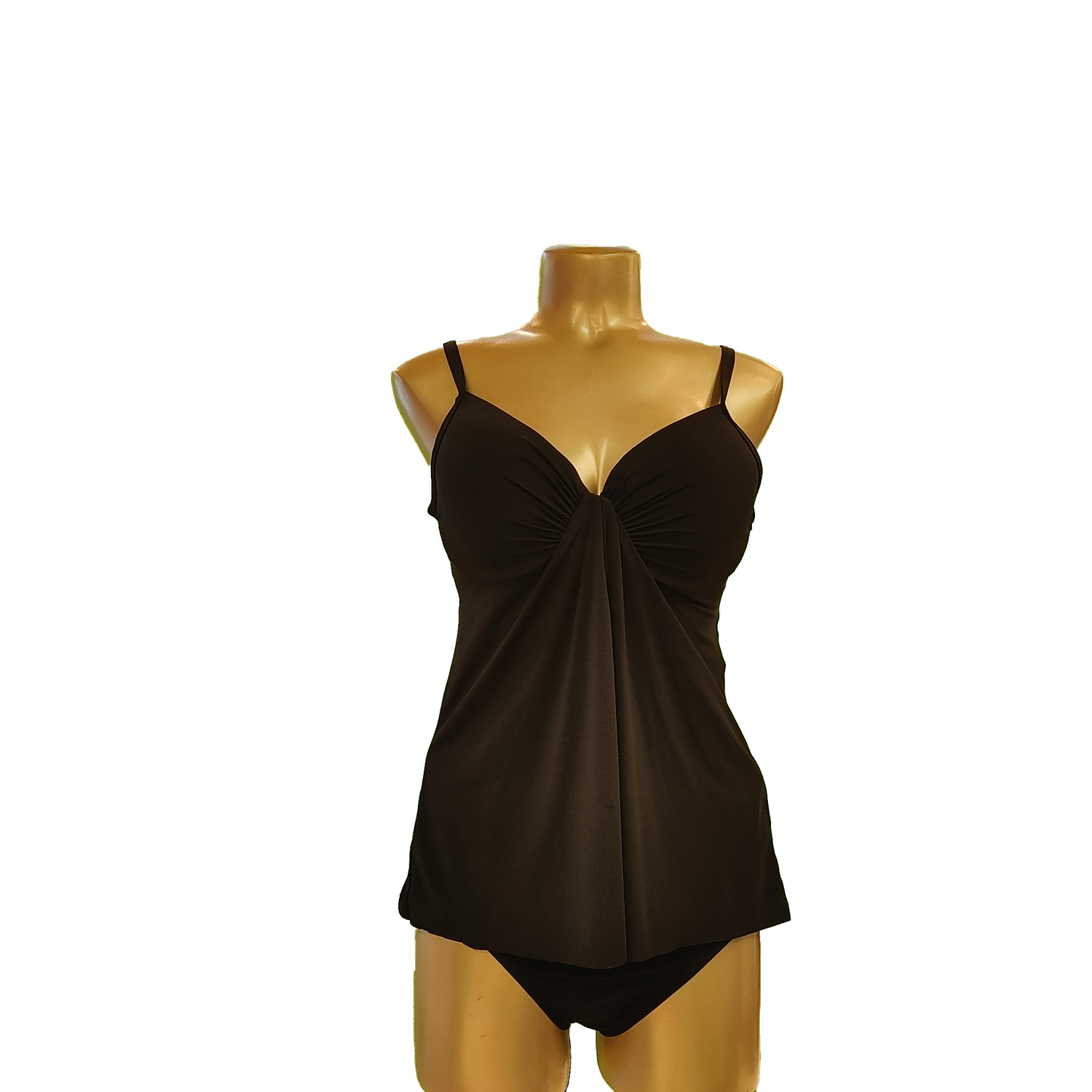 30ZZ3083 pushup drapped tankini