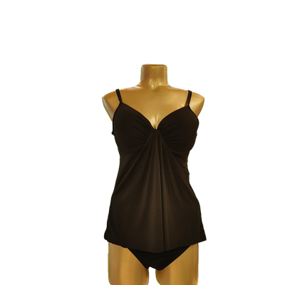 30ZZ3083 pushup drapped tankini