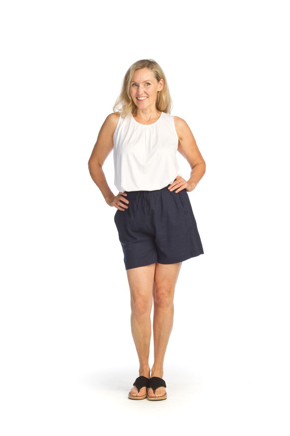 PT-14008W Aline stretch bamboo tank