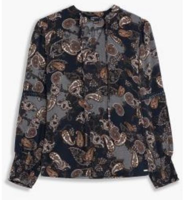 2138 l/s paisley print blouse