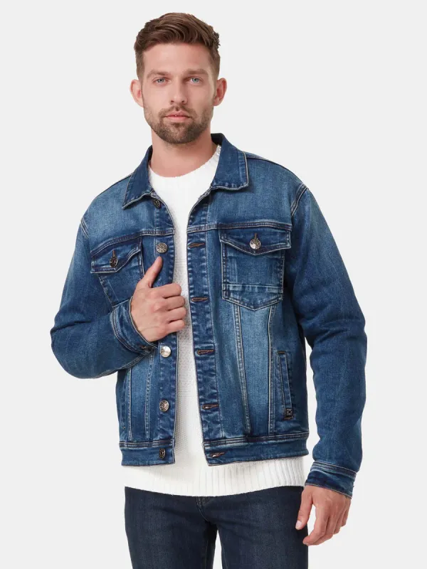 3534727300 mens stonewash jean jacket