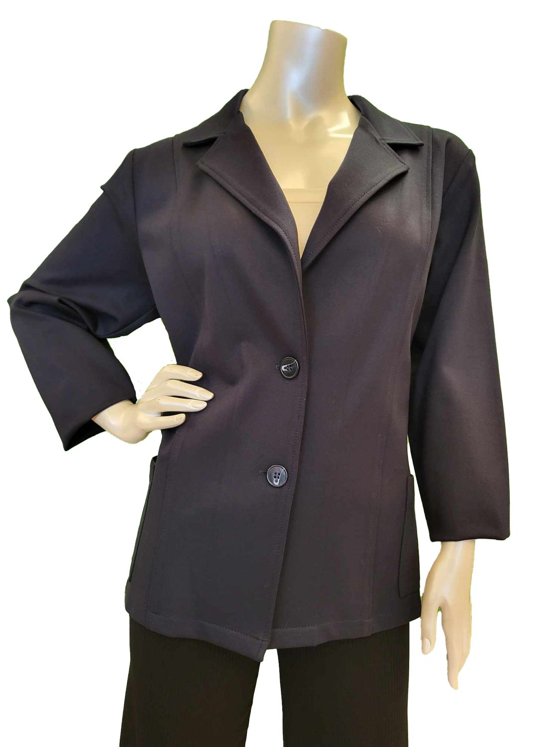 F423J ladies stretch blazer jacket 
