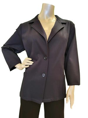 F423J ladies stretch blazer jacket 