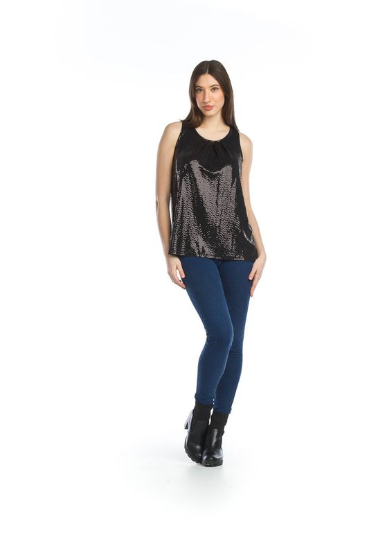 PT-13003 sequence stretch tank w/pleats