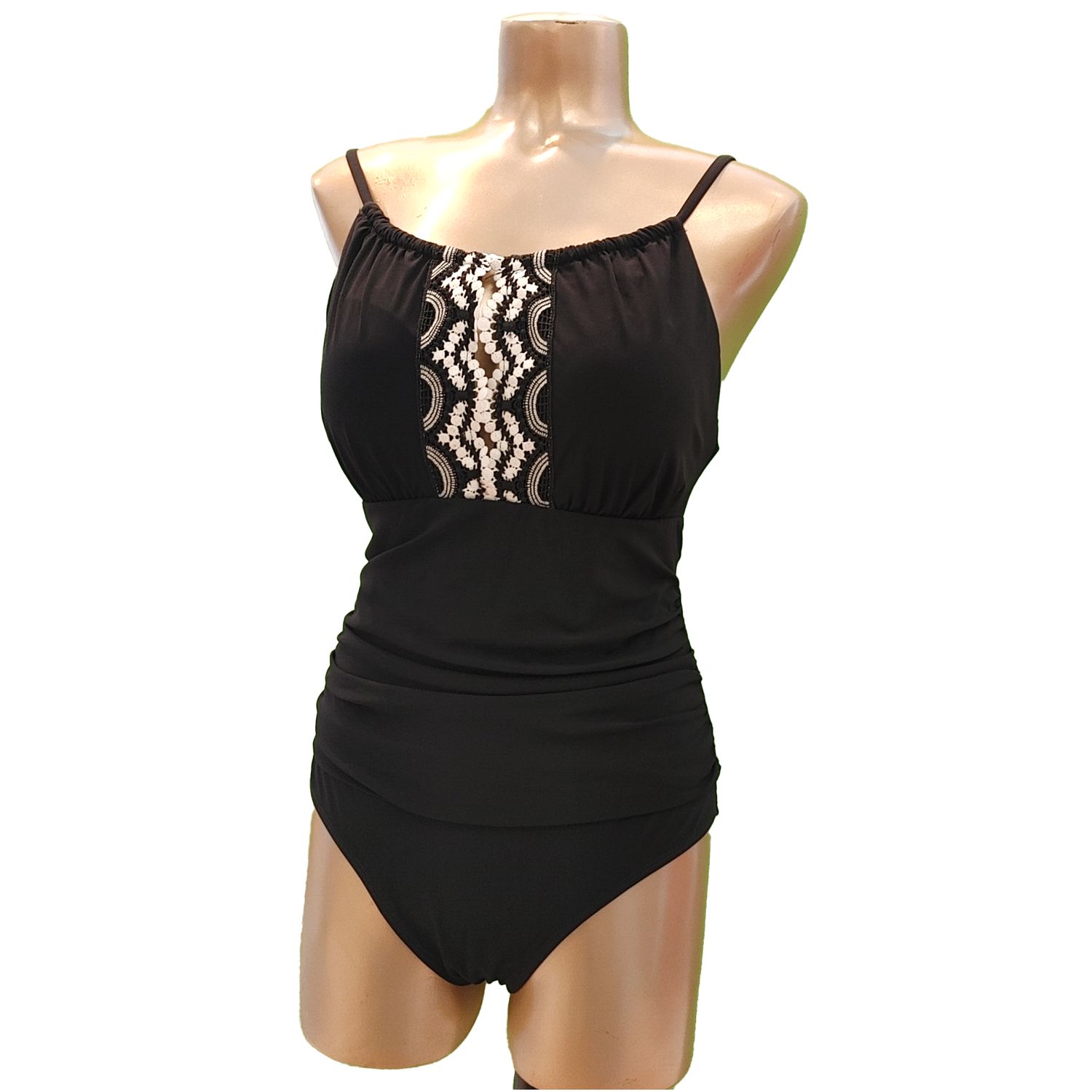 30SB9013D one piece high neck bathing suit
