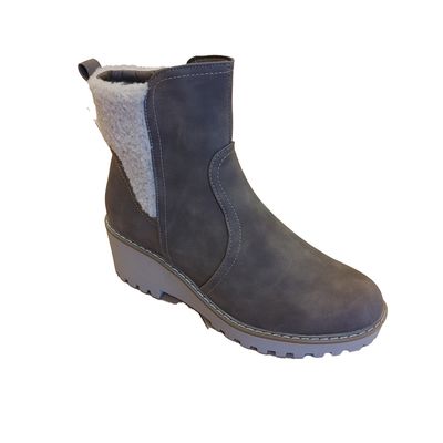 2135102 short wedge boot w/inside zipper