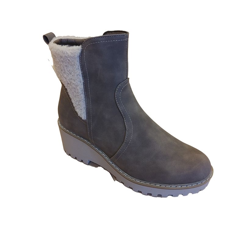 2135102 short wedge boot w/inside zipper