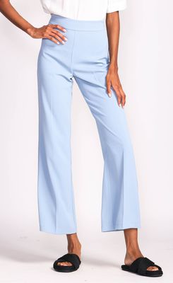 PA-90167BL wide leg dress pant w/zipper on side of waist