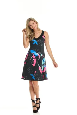 V39 ladies sleeveless v-neck sundress