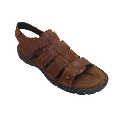 2243015 mens leather velcro sandals