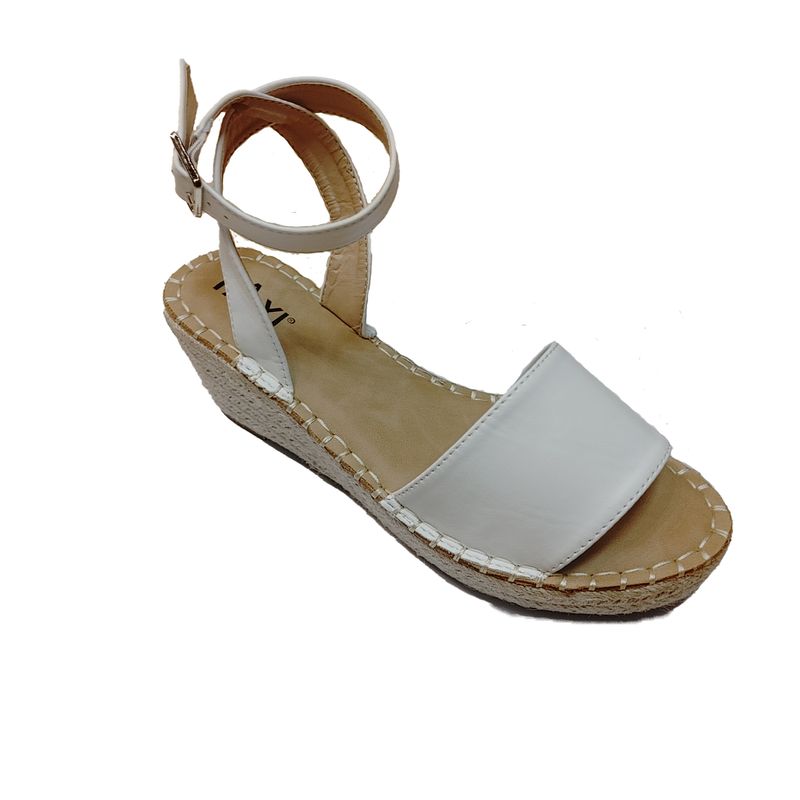 MADISON-02 ladies wedge heel shoe w/ wrap around ankle