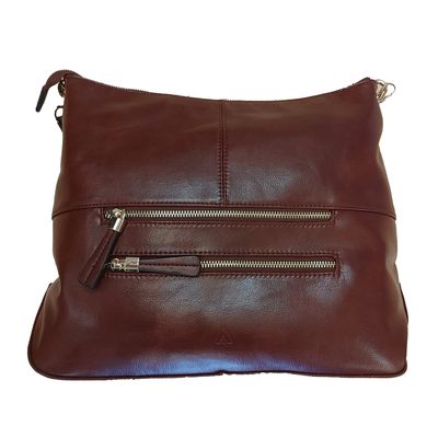 R10310STL large hobo top zip purse