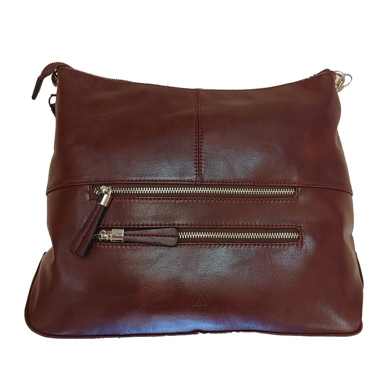R10310STL large hobo top zip purse