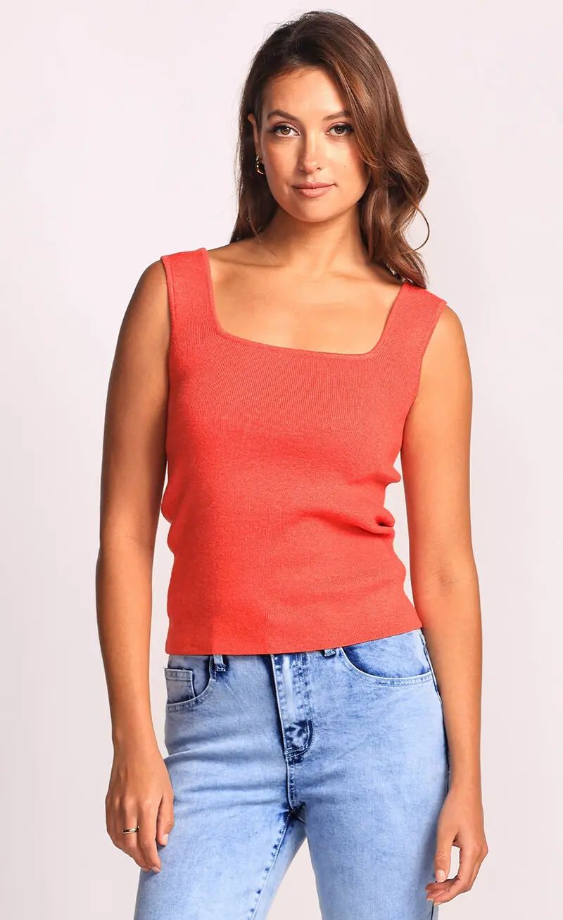 SW-2302SP24R ribbed tank w/thick strap