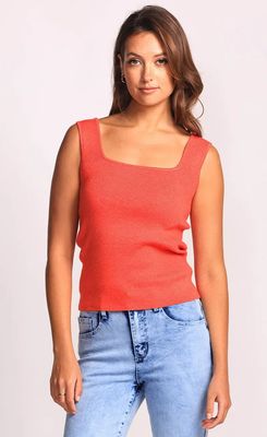 SW-2302SP24R ribbed tank w/thick strap