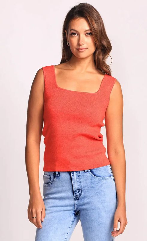 SW-2302SP24R ribbed tank w/thick strap