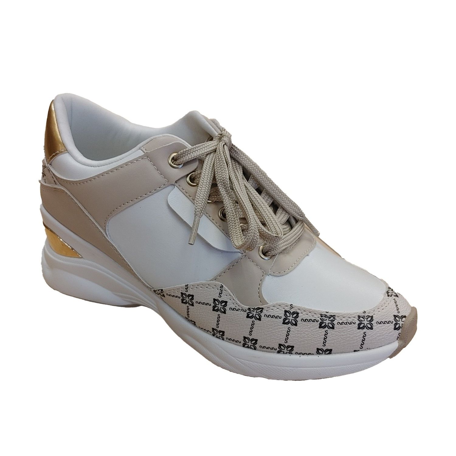 W-25 ladies wedge sport sneaker w/memory foam insole