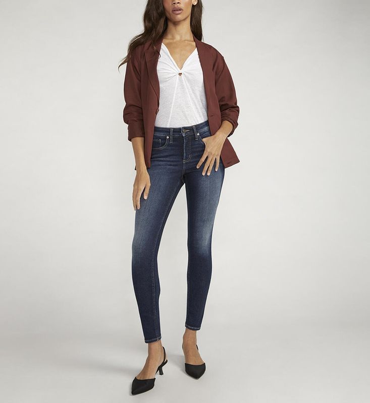 L87103INF487 Ladies infinite fit mid rise skinny leg jean
