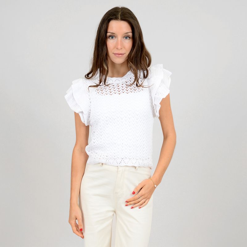 55S032S Vineeta sleeveless crew neck tank 