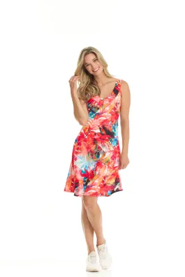 V39 ladies sleeveless v-neck sundress