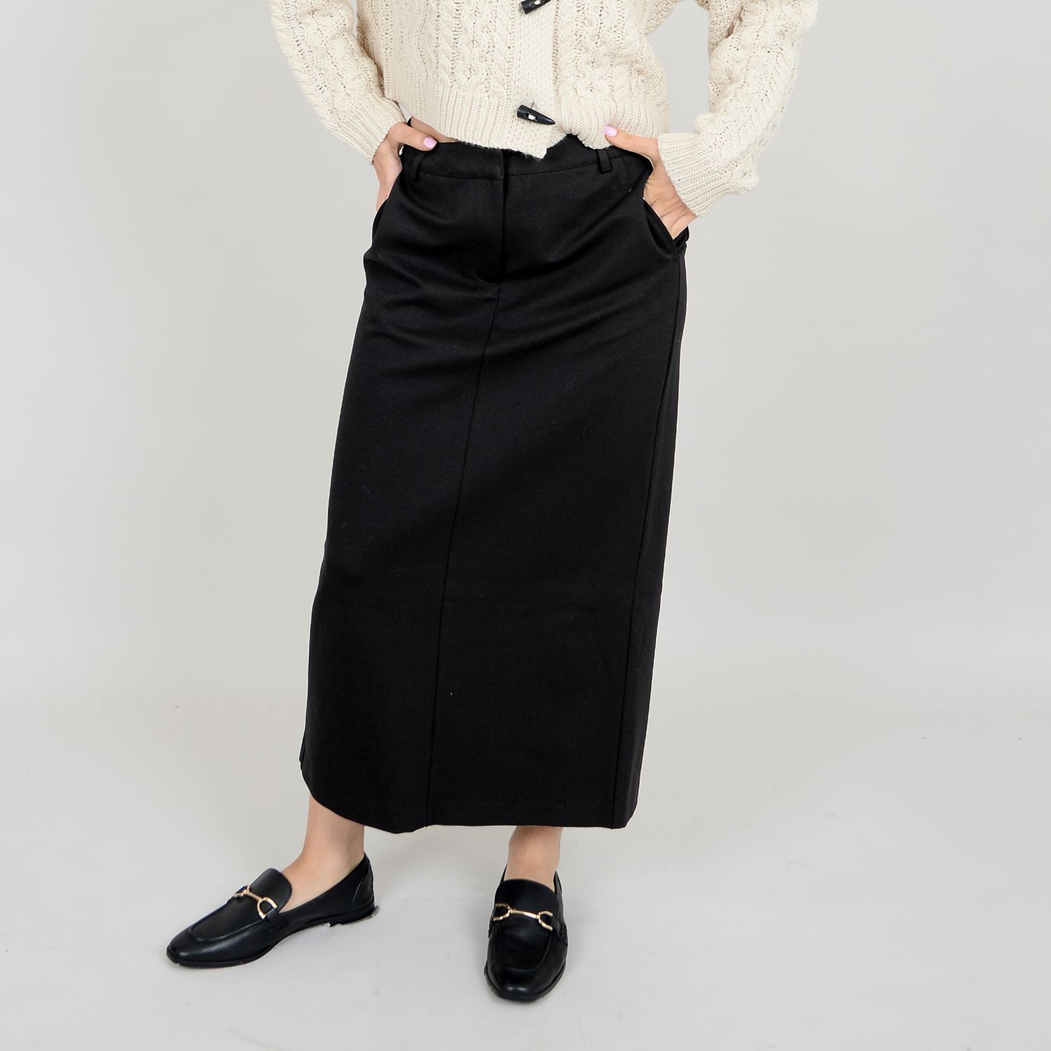 38W009S Women&#39;s long stretch skirt