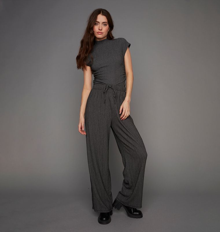 40W000S Elastic waist pull on pant w/ drawstring
