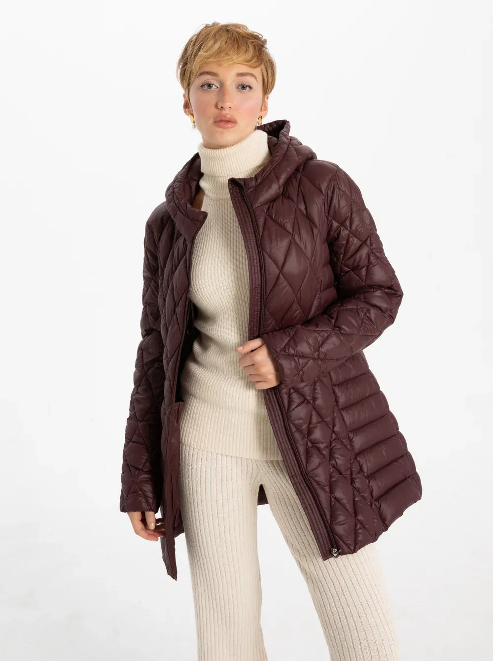 8368300 Ladies long ultralight jacket