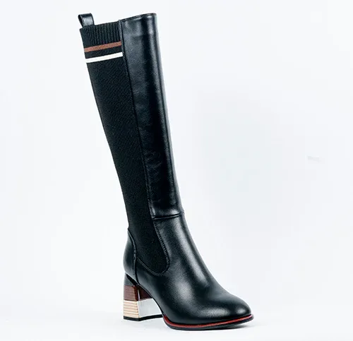 GXH-21 Ladies tall boot w/inside zipper and stretch gore calf
