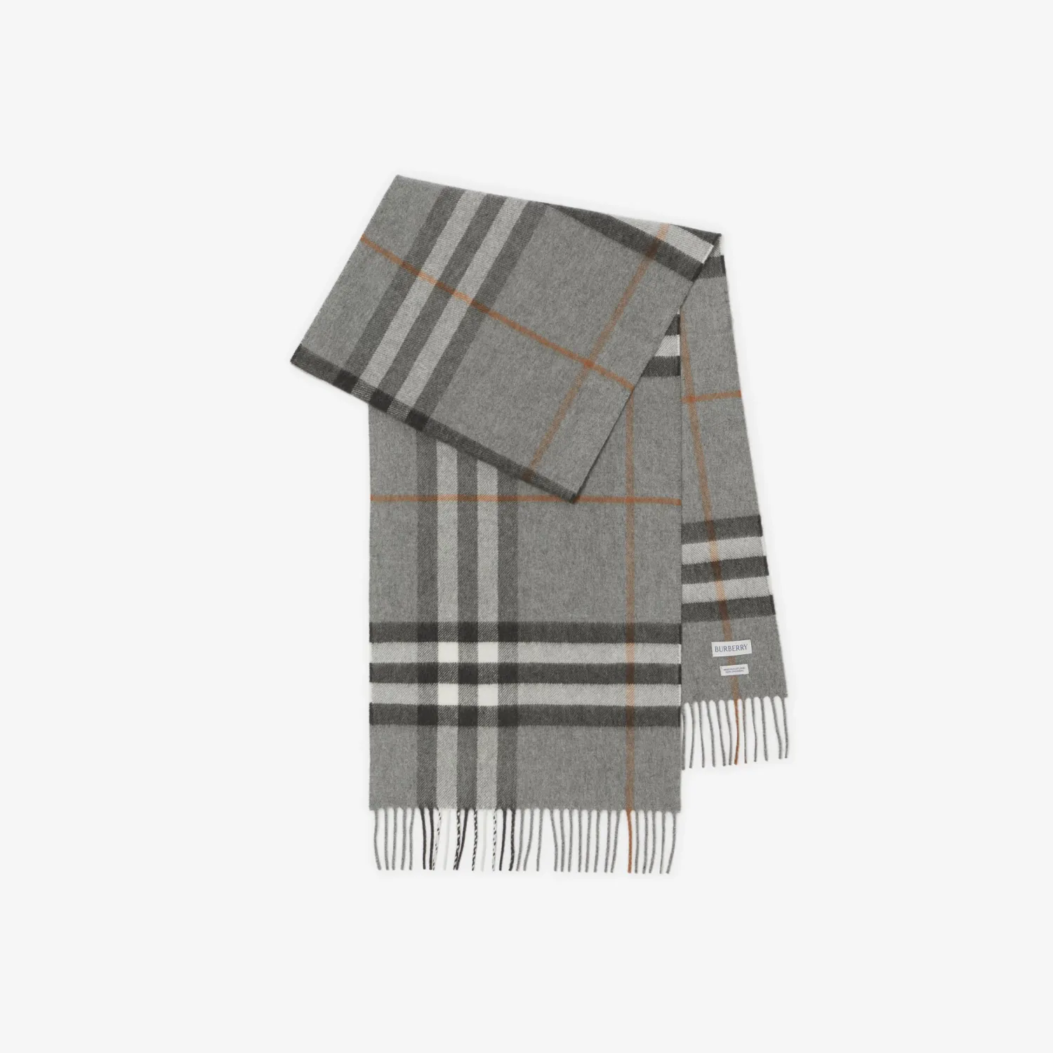 BB2010GREY burberry like cashmere feel scarf