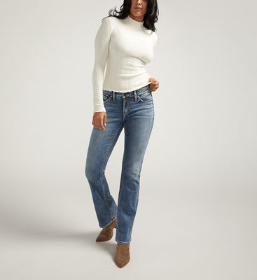 L03601SIA336 ladies Elyse comfort fit mid rise slim boot