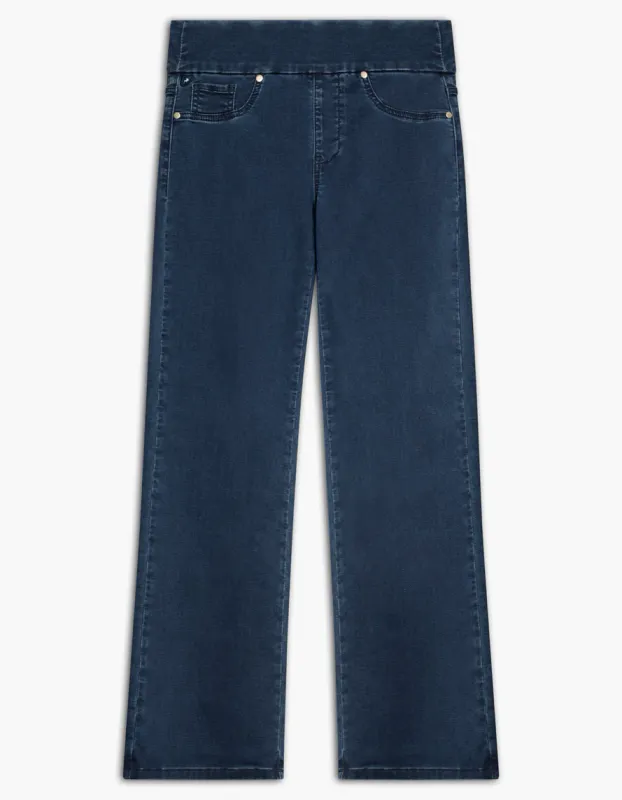 2156-6570-95 Ladies pull on stretch wide leg jean