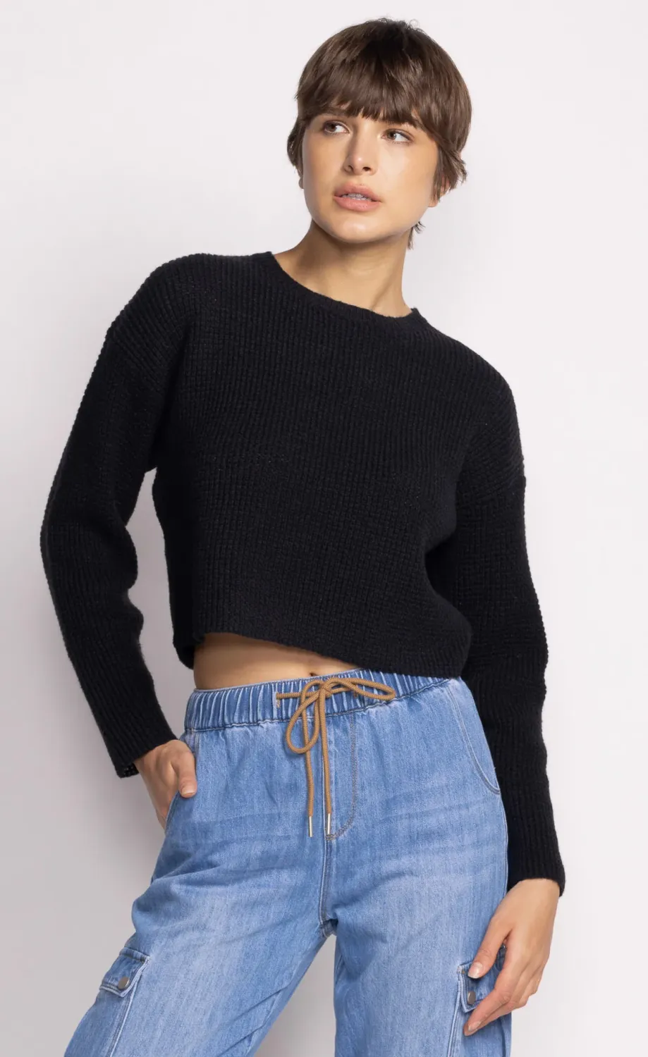 SW-210223BK Ladies Tobi sweater