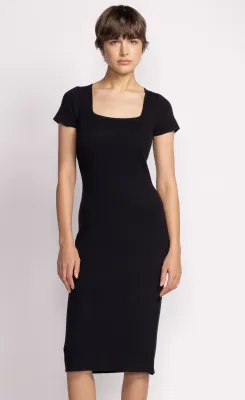 SW-2482 Ladies S/S long sweater dress