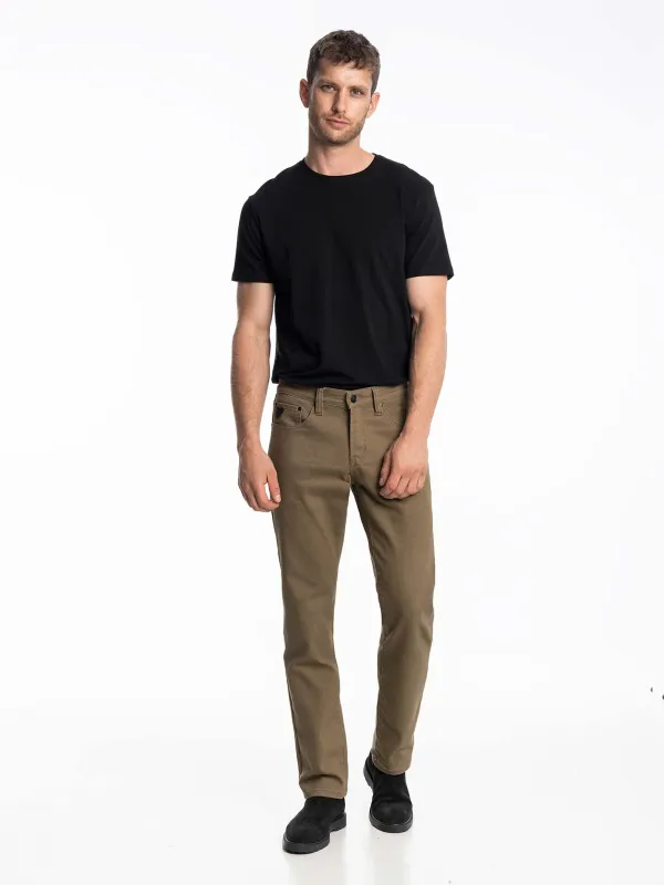 1642-8047-51 Men&#39;s slim fit straight leg stretch pant