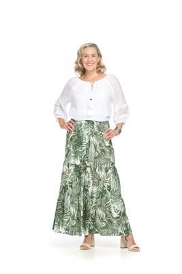 PT-18084 ladies off the shoulder lined blouse w/crochet