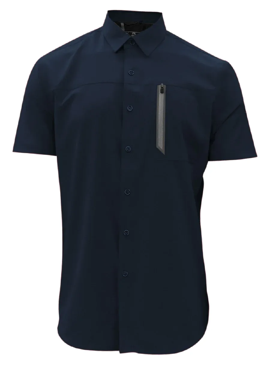 7464700 solid 4-way stretch dry edition short sleeve shirt